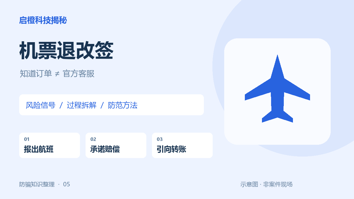 航班信息说得准,也不能证明退改签来电是真的