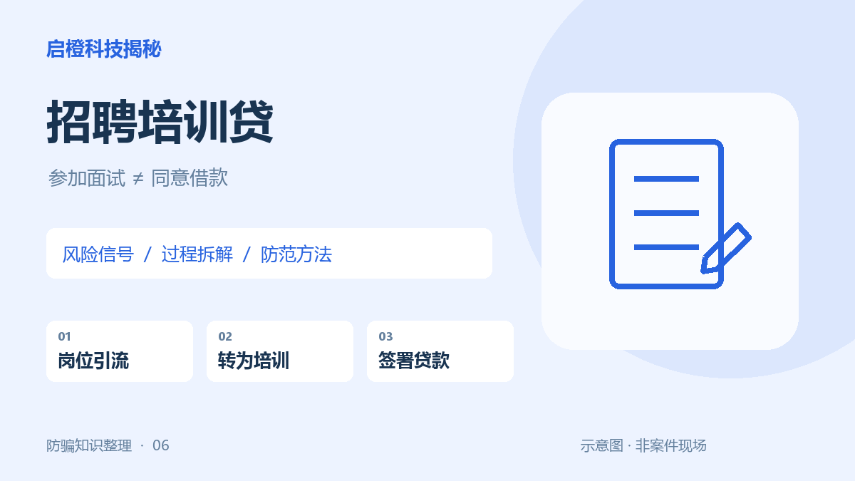 面试变成贷款买课:如何看清招转培的合同关系