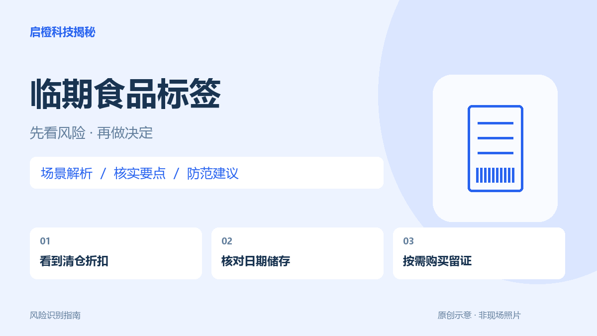 折扣食品可以买，日期和储存条件不能只听商家解释