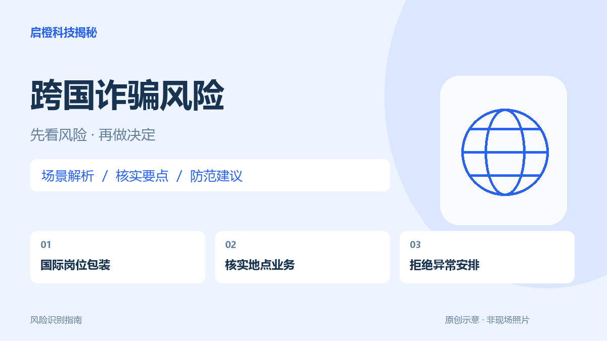 诈骗园区不只盯一种语言：海外岗位和跨境投资都要独立核实