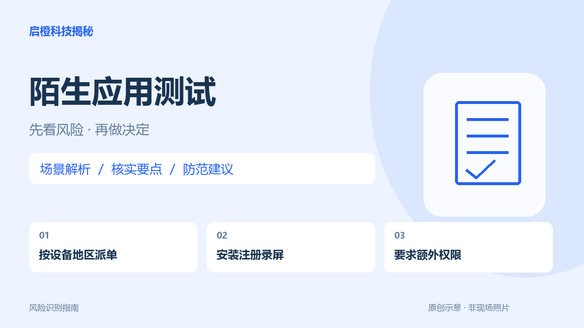 软件测试兼职要你安装陌生包、上传录屏：先确认测试范围