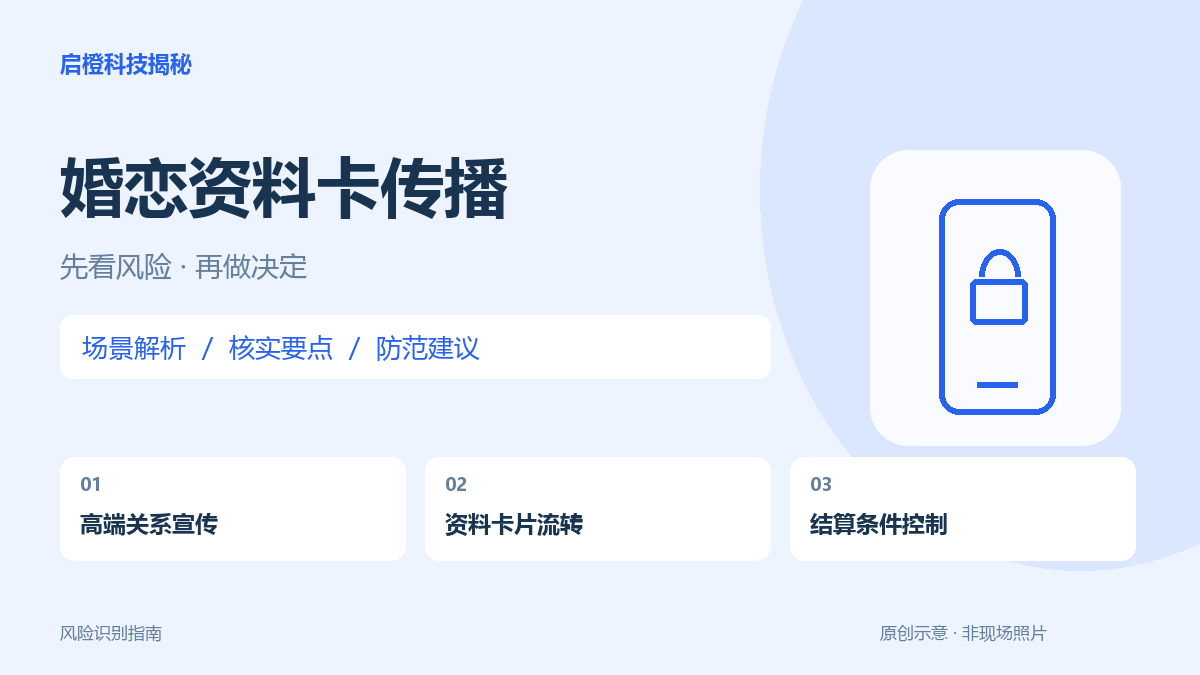 婚恋介绍把照片做成资料卡：同意报名，不等于同意到处转发