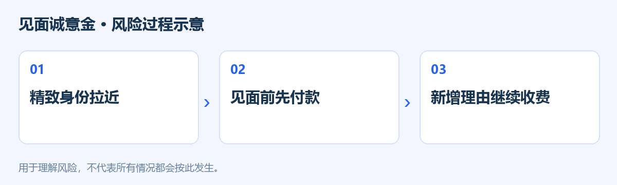 见面诚意金风险过程示意图