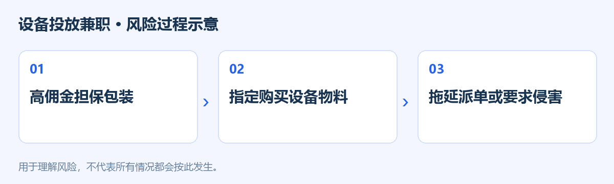 设备投放兼职风险过程示意图