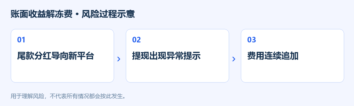账面收益解冻费风险过程示意图
