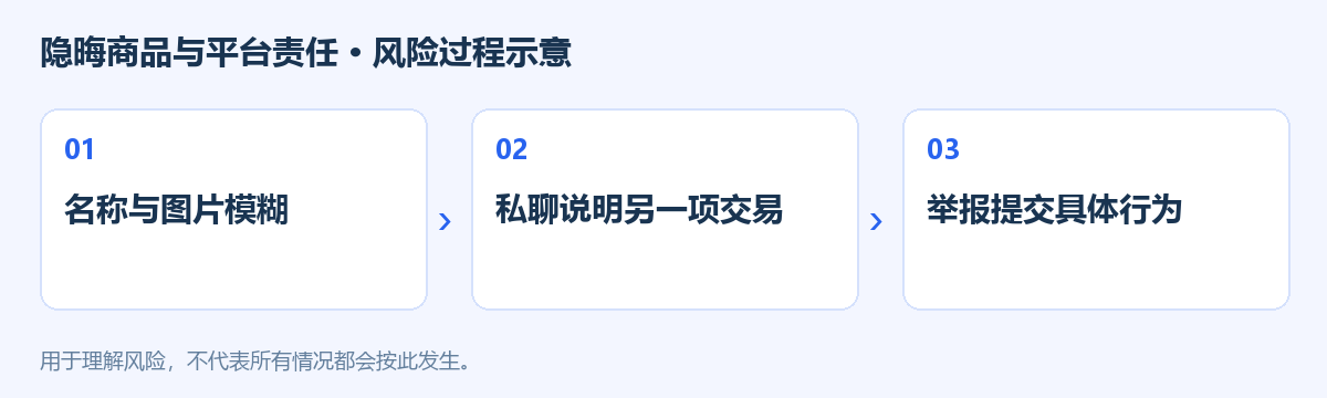 隐晦商品与平台责任风险过程示意图
