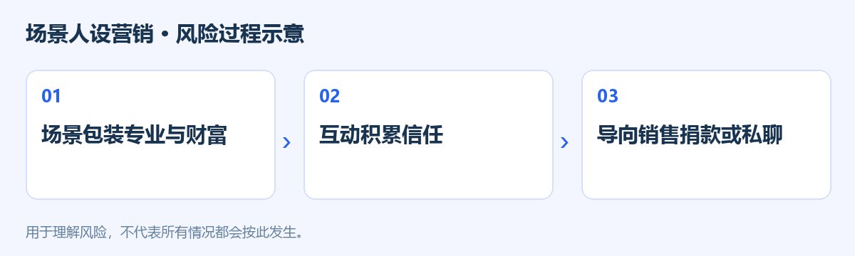 场景人设营销风险过程示意图