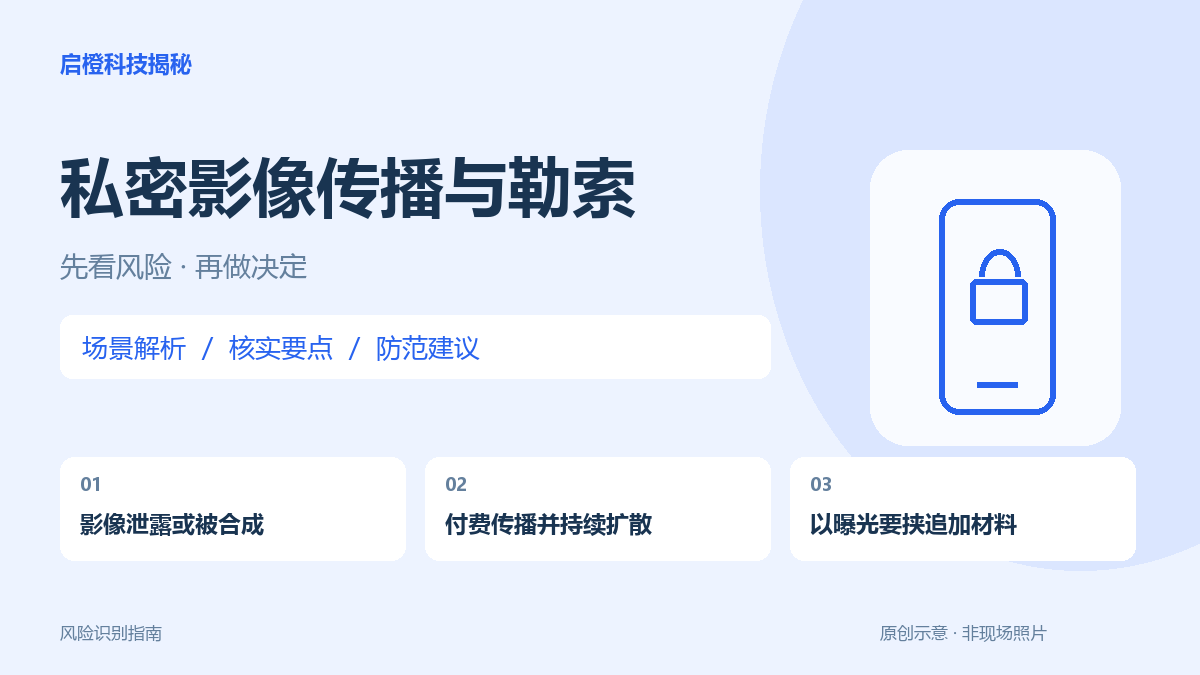 私密影像被传播或被合成，责任在侵害者：先留证求助，别付封口费
