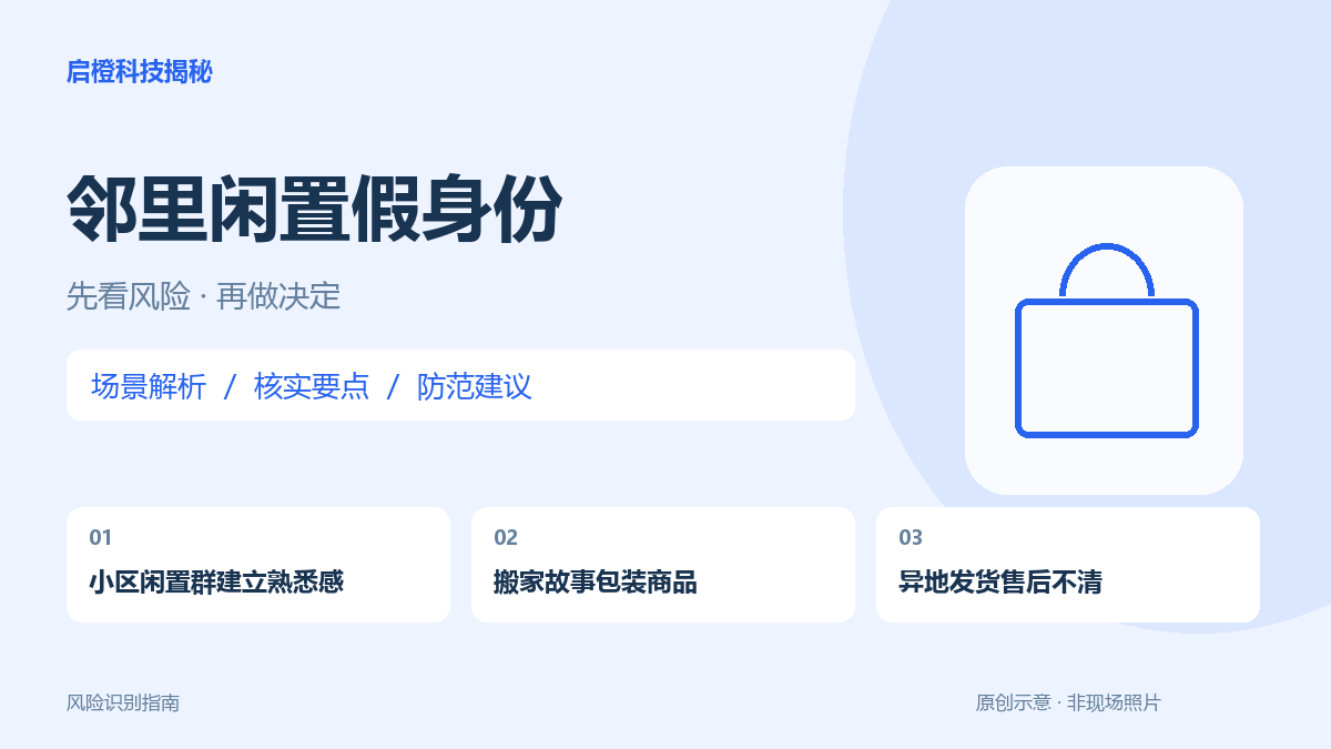 小区群里的搬家闲置,为什么从外地商家发来?先核实真实卖家