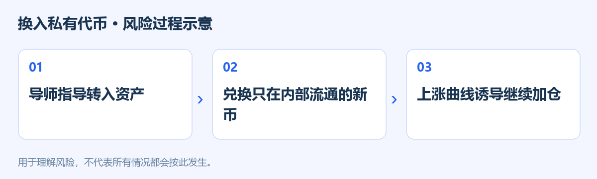 换入私有代币风险过程示意图