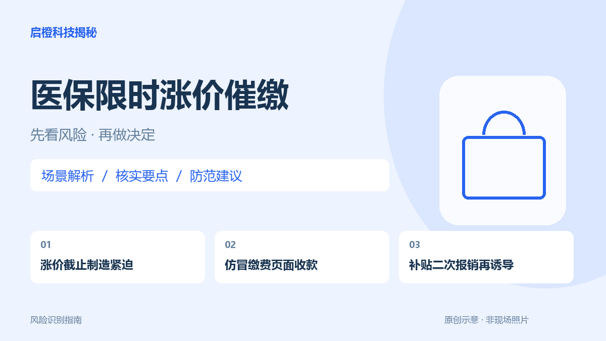 短信说医保月底大涨价？先查当地缴费公告和真实收款渠道