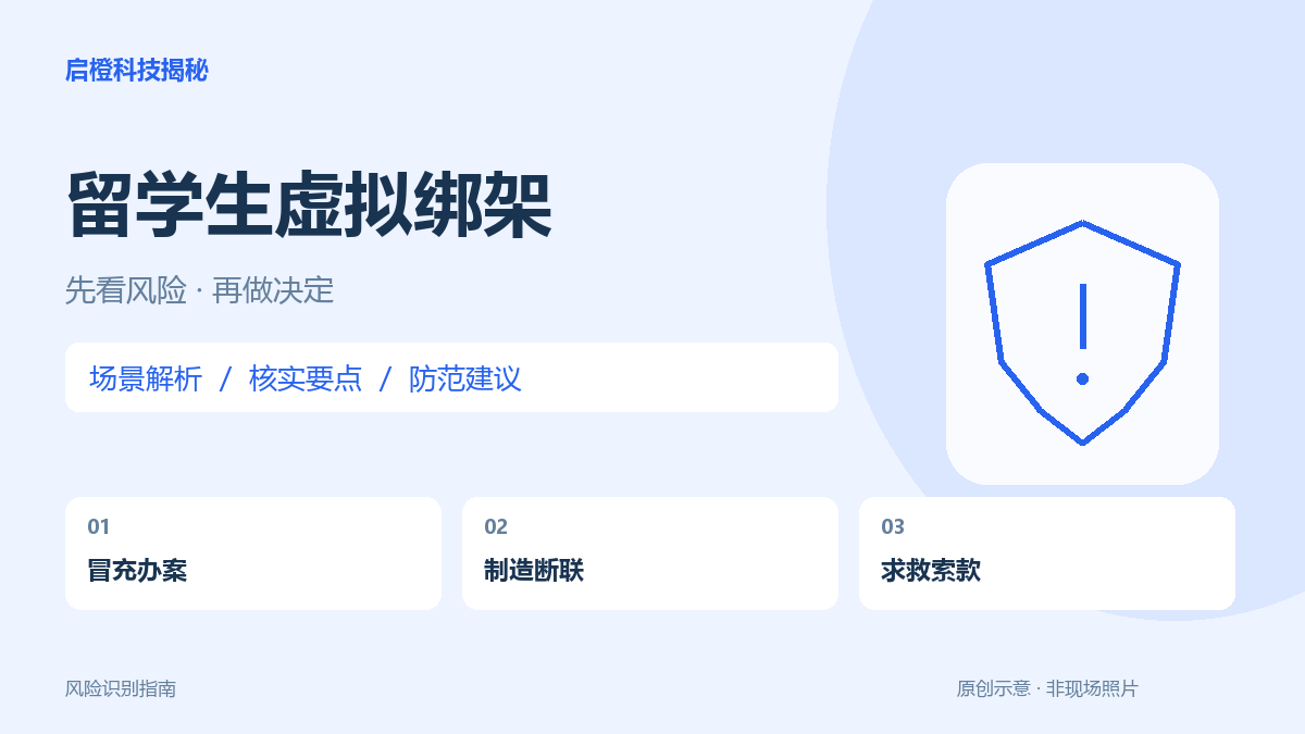收到孩子求救视频怎么办？警惕断联操控，也要认真核实人身安全